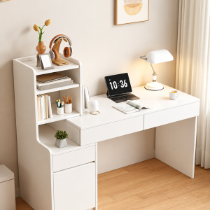 Thiết kế kệ sách cao bên hông gọn và dễ sử dụng