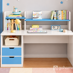 Thiết kế liền kệ sách gọn gàng cho trẻ