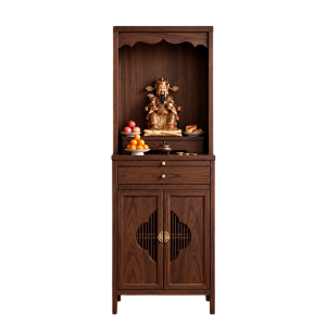 Tủ Thờ Gỗ Tự Nhiên Kết Hợp Ngăn Kéo Và Tủ Lưu Trữ GH-91086 - 880x480x1830mm - GH-91086.2