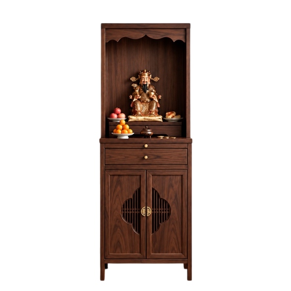 Tủ Thờ Gỗ Tự Nhiên Kết Hợp Ngăn Kéo Và Tủ Lưu Trữ GH-91086 - 880x480x1830mm - GH-91086.2