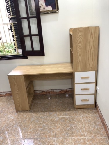 Bàn Học Kết Hợp Kệ Sách Hai Bên Và Ngăn Kéo GH-72056
