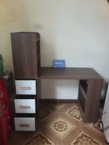 Bàn Học Kết Hợp Kệ Sách Hai Bên Và Ngăn Kéo GH-72056